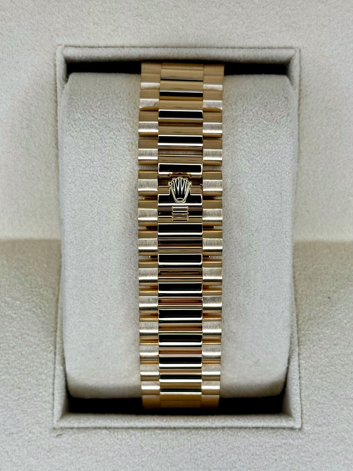 2023 Rolex Day-Date 40mm 228238 Black Diamond Baguette Dial