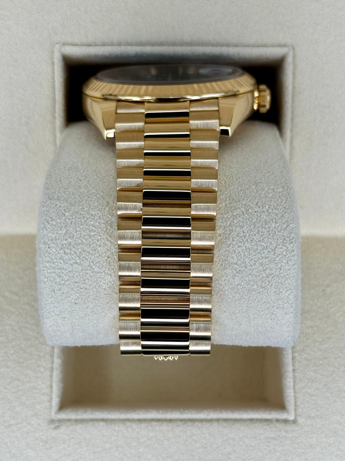 2023 Rolex Day-Date 40mm 228238 Black Diamond Baguette Dial
