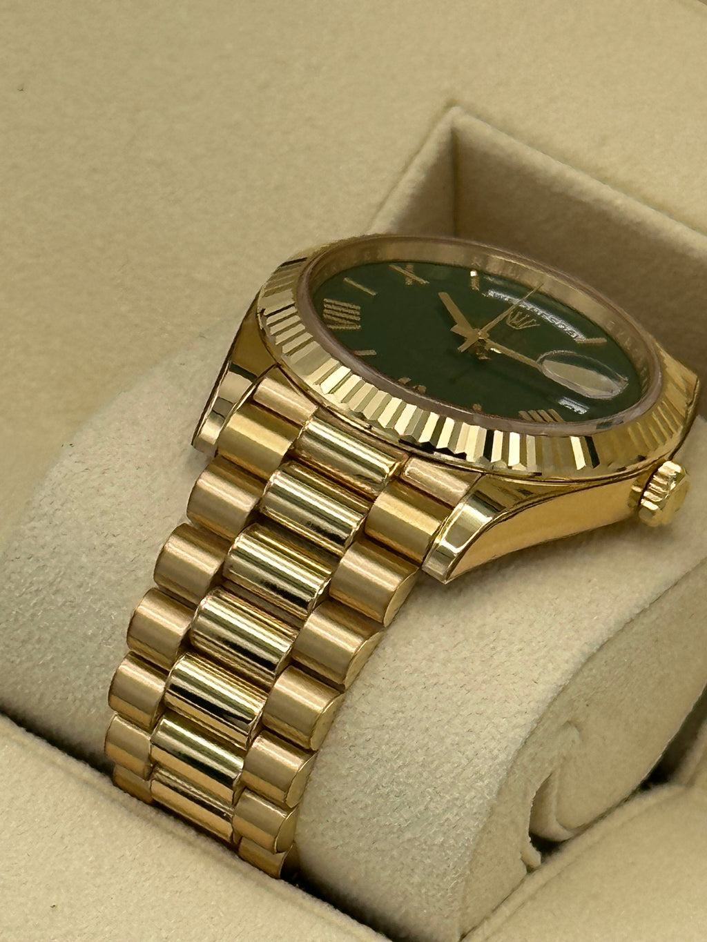 2023 Rolex Day-Date 40mm 228238 Presidential Green Dial
