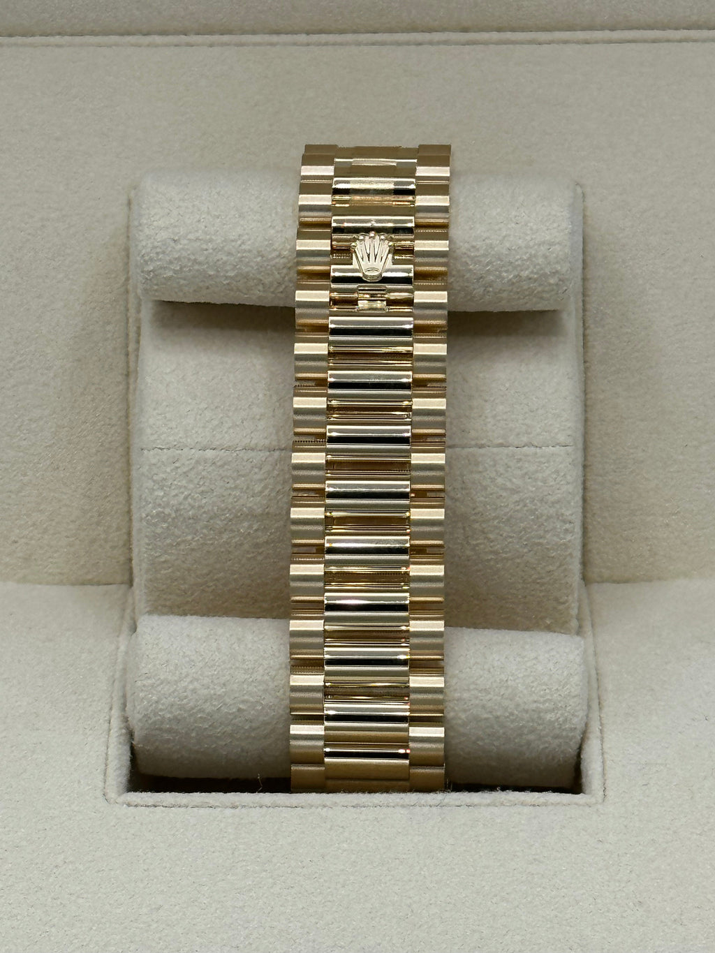 2023 Rolex Day-Date 36mm 128238 Champagne Diamond Dial
