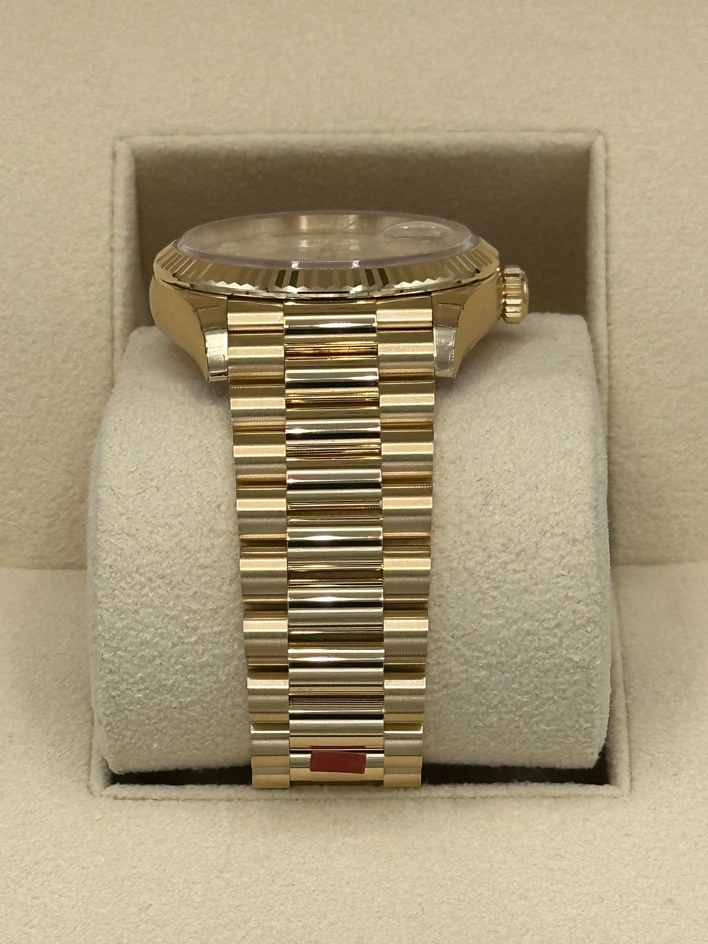 2023 Rolex Day-Date 36mm 128238 Champagne Diamond Dial