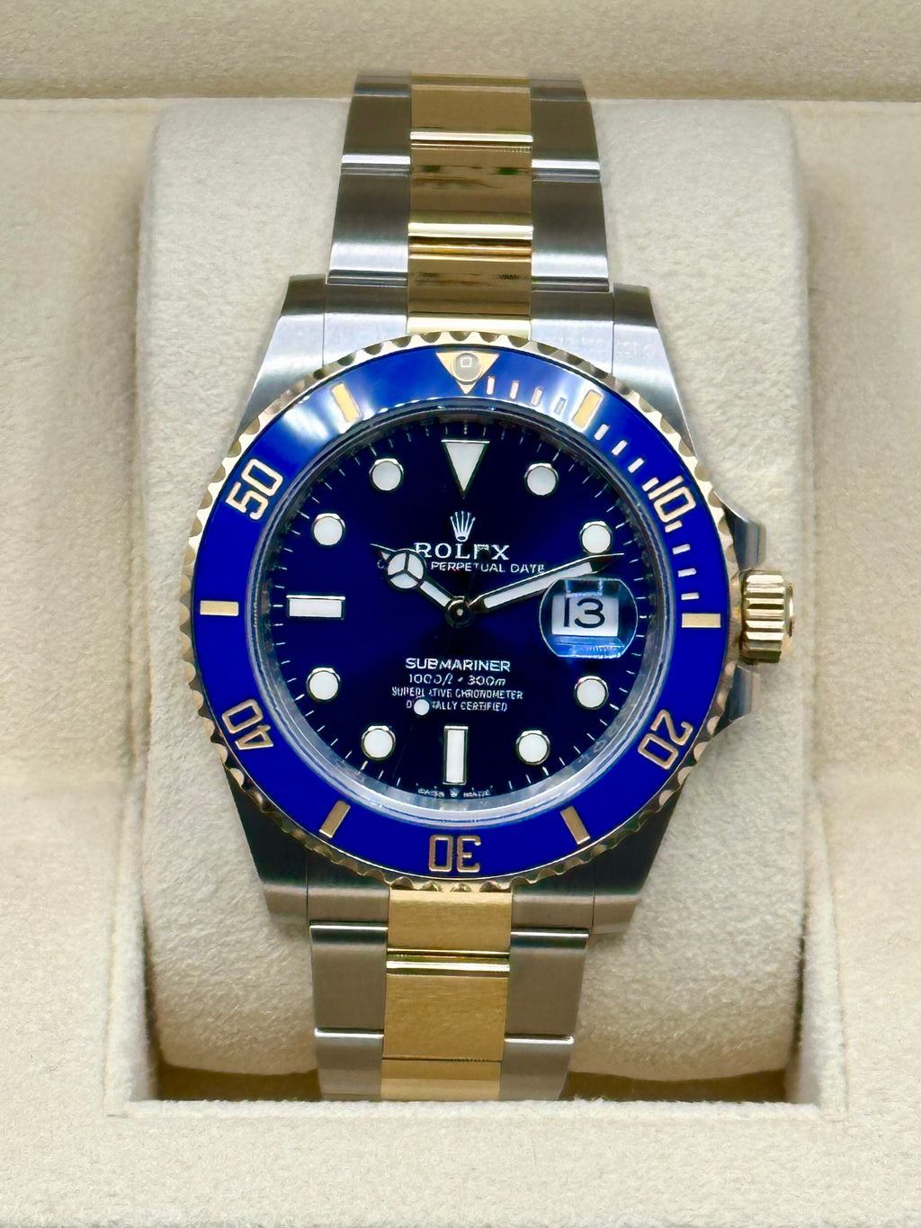 NEW 2023 Rolex Submariner "Bluesy"  41mm 126613LB Two-Tone Blue Dial