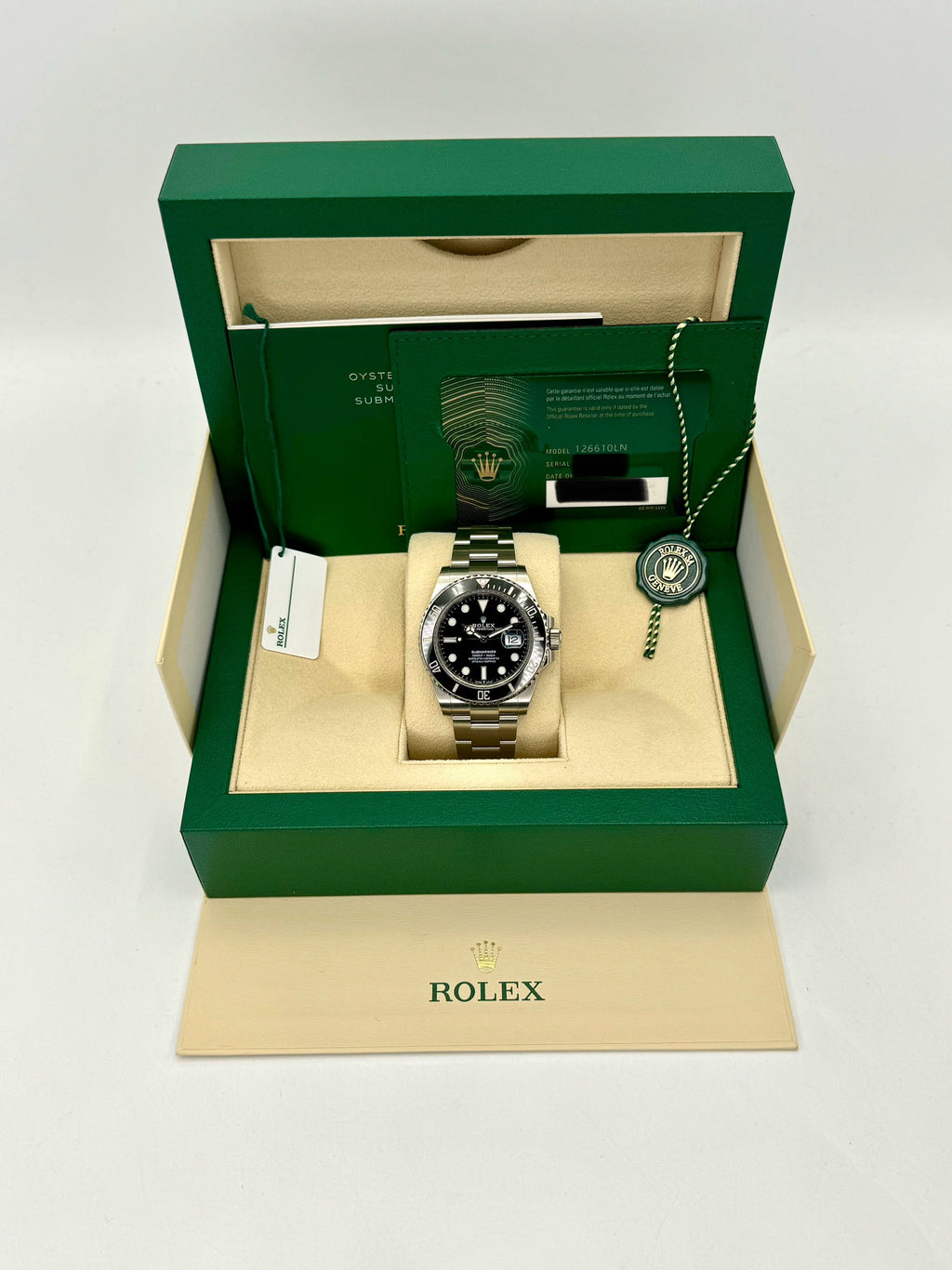NEW 2024 Rolex Submariner 41mm 126610LN Stainless Steel Black Dial