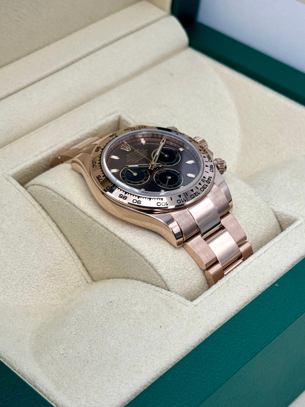 2022 Rolex Daytona 40mm 116505 Rose Gold Chocolate Dial