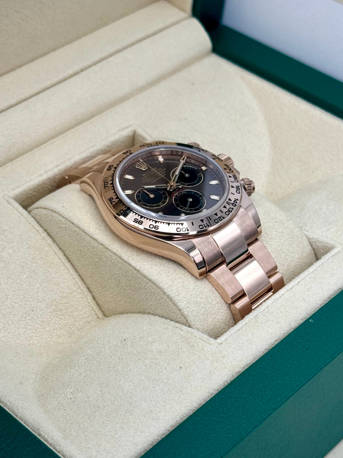 2022 Rolex Daytona 40mm 116505 Rose Gold Chocolate Dial
