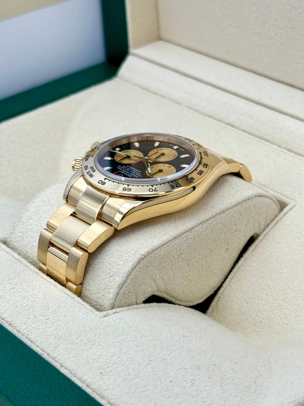 2023 Rolex Daytona "Paul Newman" 40mm 116508 Yellow Gold Black Dial