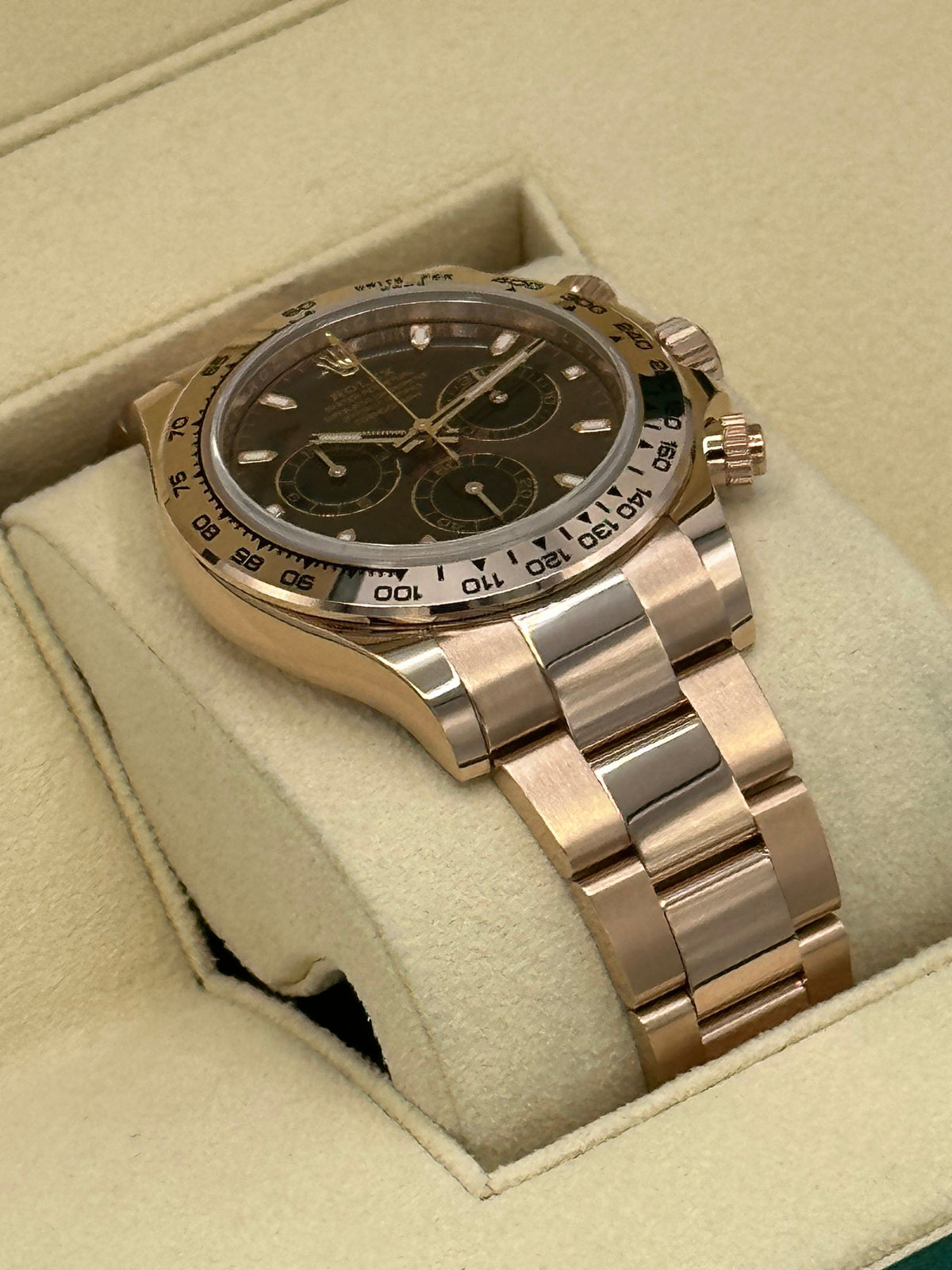NEW 2023 Rolex Daytona 40mm 116505 Rose Gold Chocolate Dial