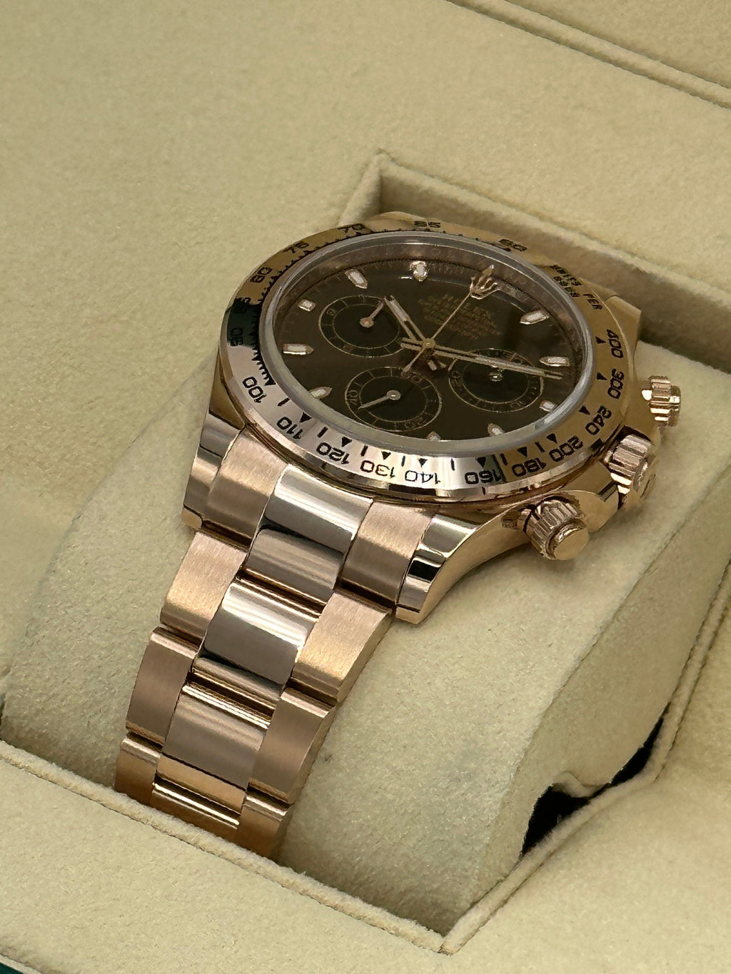 NEW 2023 Rolex Daytona 40mm 116505 Rose Gold Chocolate Dial