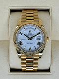 2019 Rolex Day-Date 40mm 228238 Presidential White Dial