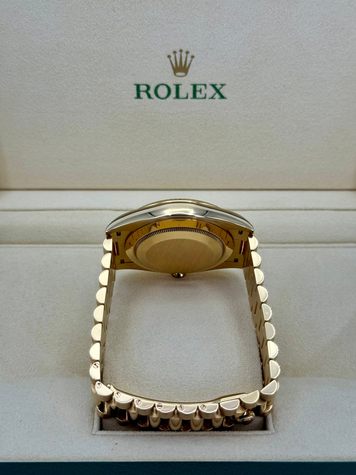 2019 Rolex Day-Date 40mm 228238 Presidential White Dial