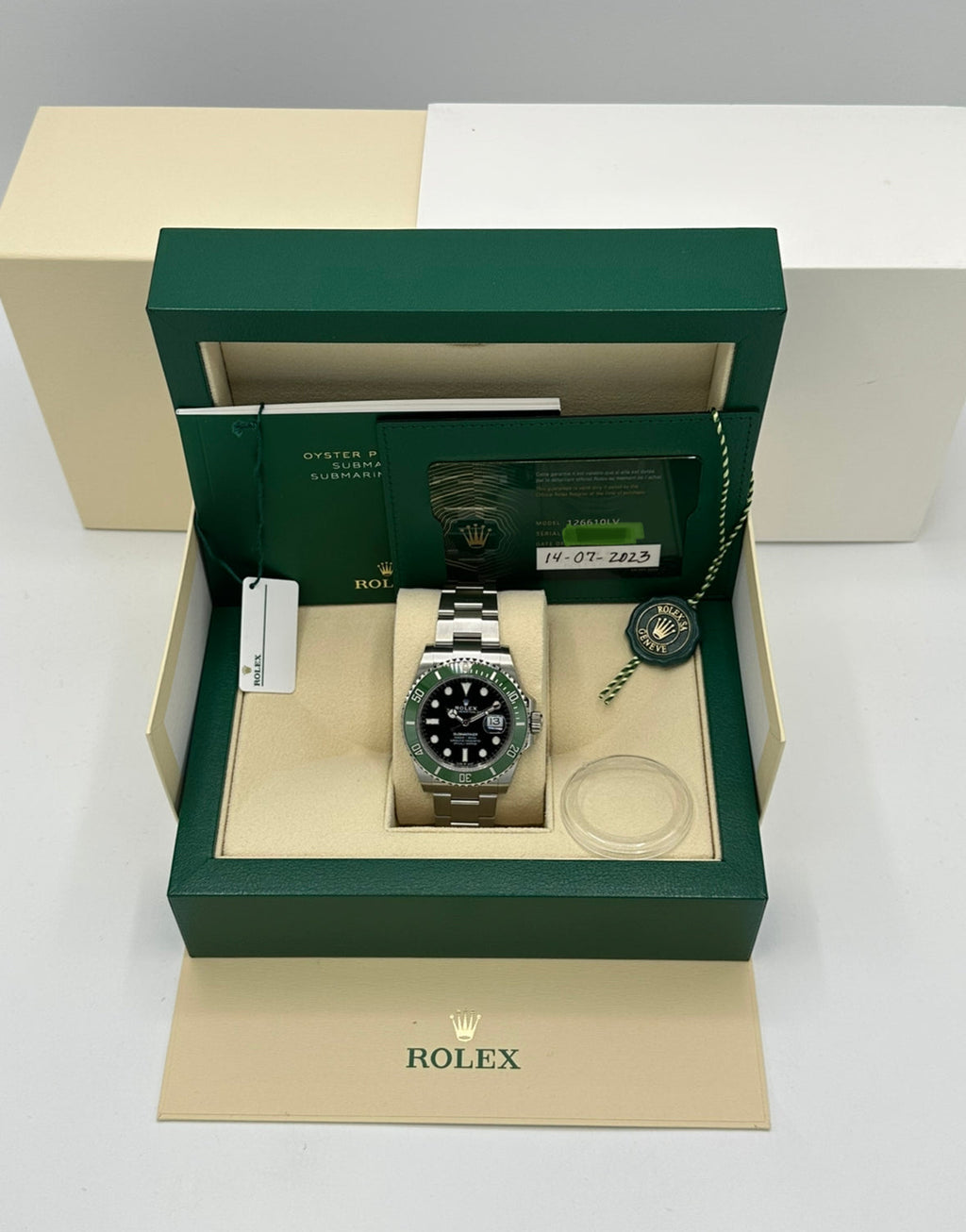New 2023 Rolex Submariner "Starbucks" 41mm 126610LV MK2 Dial