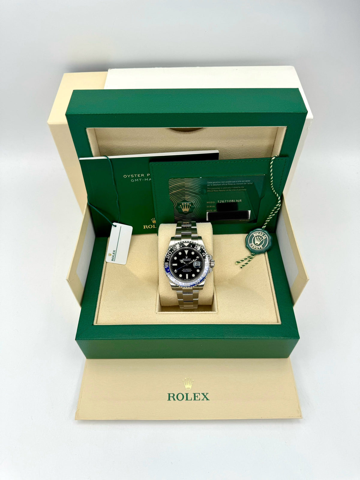 2021 Rolex GMT-Master II "Batman" 40mm 126710BLNR Oyster