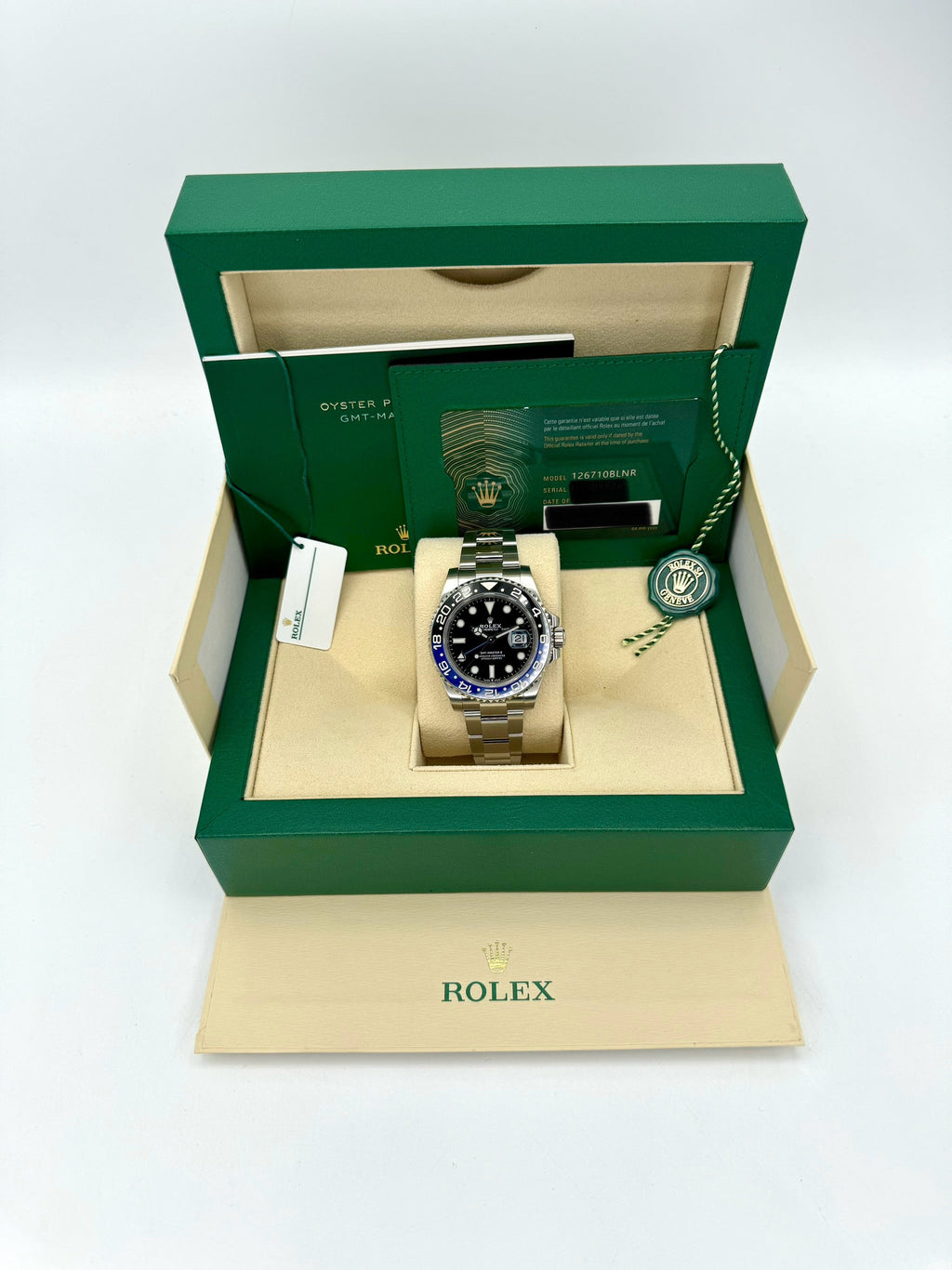2021 Rolex GMT-Master II "Batman" 40mm 126710BLNR Oyster