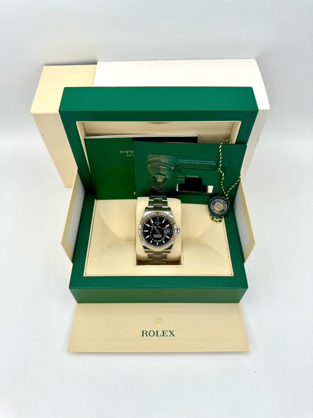 2023 Rolex Sky-Dweller 42mm 326934 Oyster Black Dial