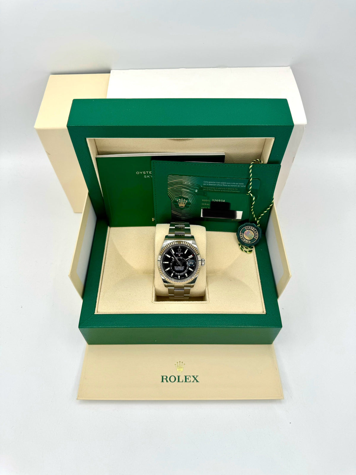 2023 Rolex Sky-Dweller 42mm 326934 Oyster Black Dial