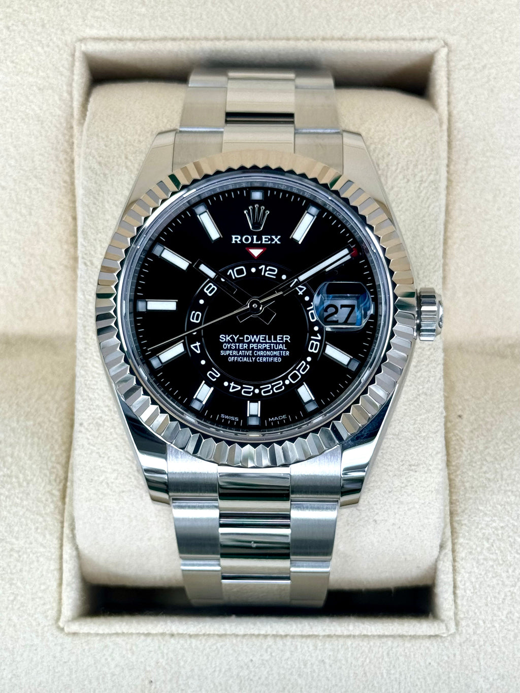 2023 Rolex Sky-Dweller 42mm 326934 Oyster Black Dial