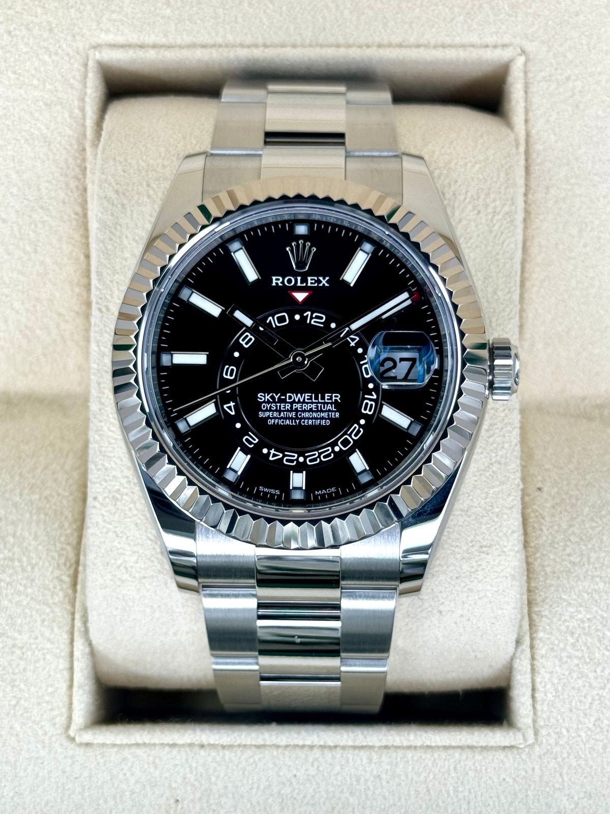2023 Rolex Sky-Dweller 42mm 326934 Oyster Black Dial