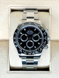 NEW 2023 Rolex Daytona 40mm 116500LN Stainless Steel Black Dial