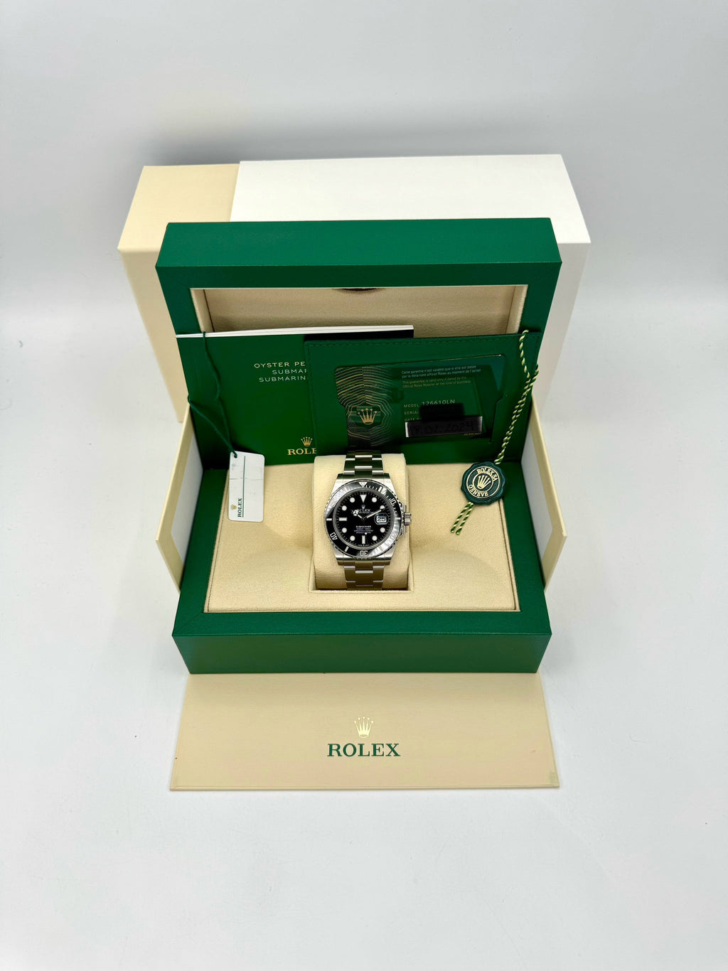 NEW 2024 Rolex Submariner 41mm 126610LN Stainless Steel Black Dial