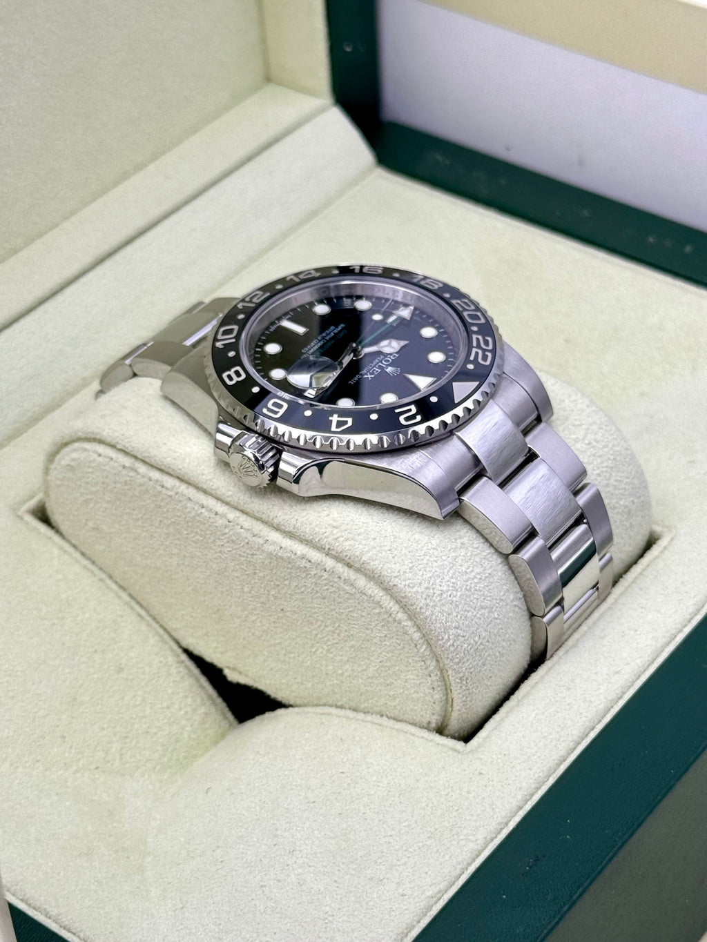2012 Rolex GMT-Master II 40mm 116710LN Stainless Steel Black Dial