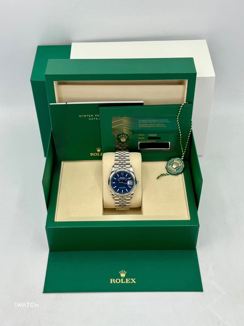 NEW 2026 Rolex Datejust 36mm 126200 Stainless Steel Jubilee Blue Dial