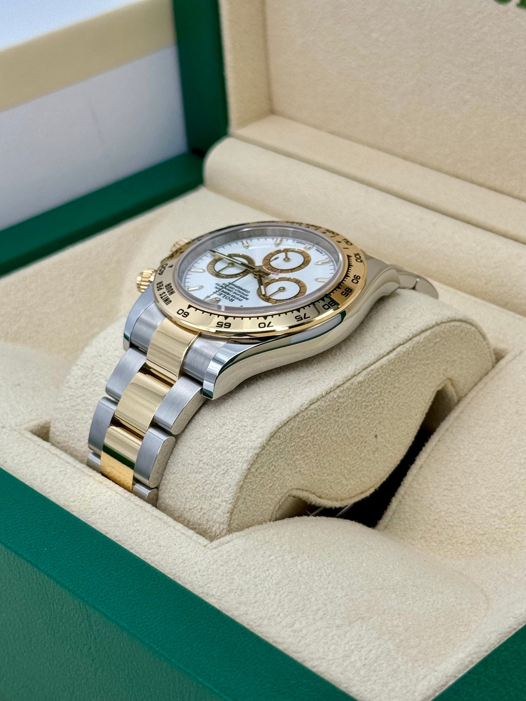 NEW 2024 Rolex Daytona 40mm 126503 Two-Tone White Dial