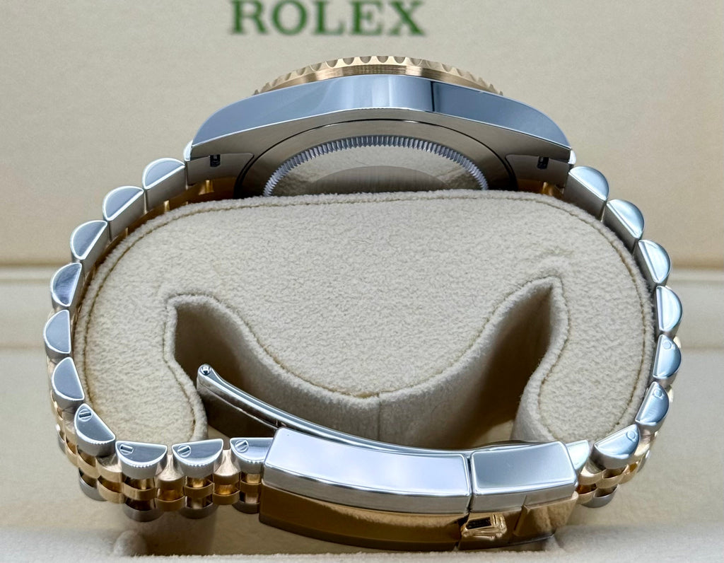 2024 Rolex GMT-Master II 40mm 126713GRNR Two-Tone Jubilee Black Dial