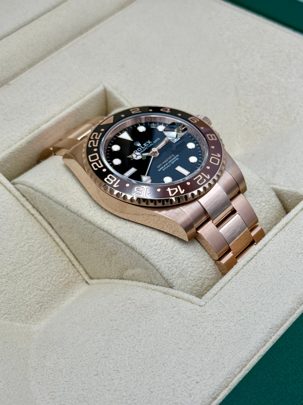 NEW 2025 Rolex GMT-Master II "Rootbeer" 40mm 126715CHNR Rose Gold