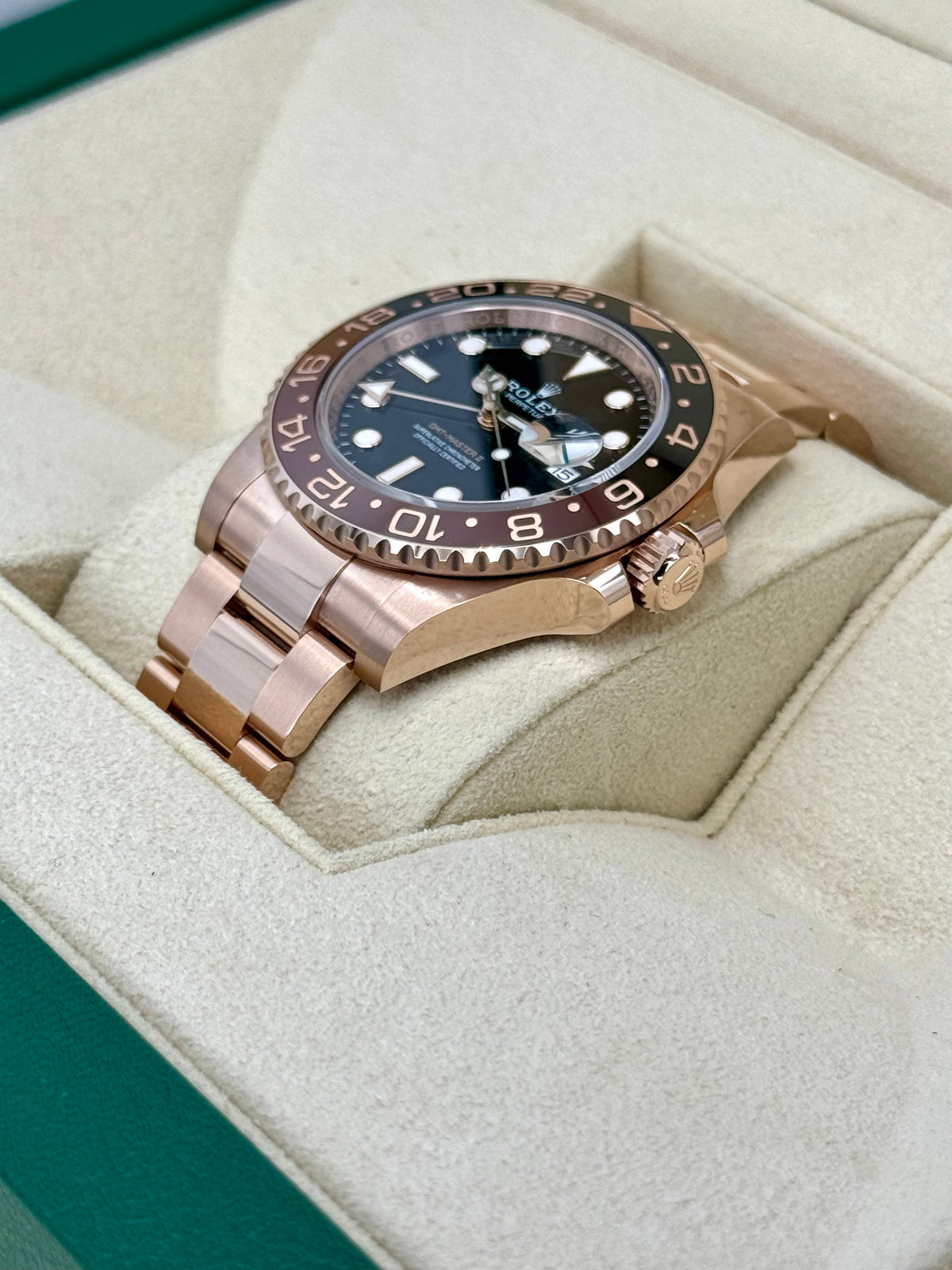 NEW 2025 Rolex GMT-Master II "Rootbeer" 40mm 126715CHNR Rose Gold