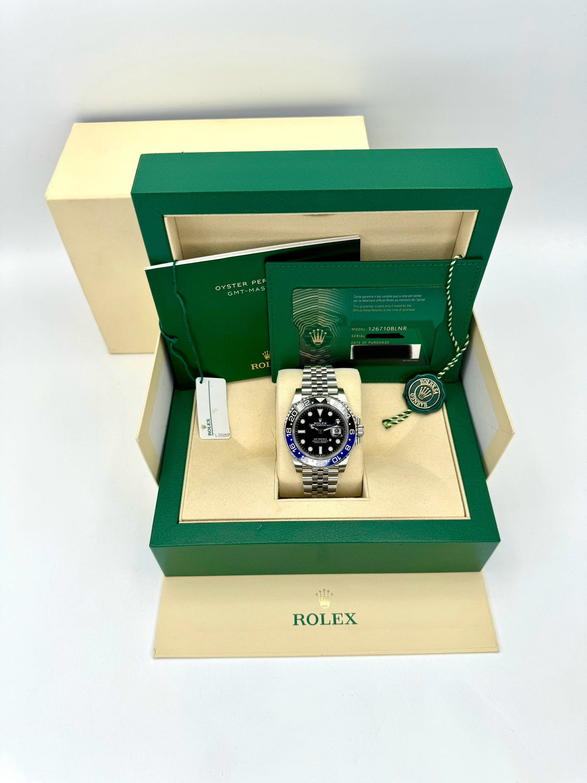 2021 Rolex GMT-Master II "Batgirl" 40mm 126710BLNR Jubilee Black Dial