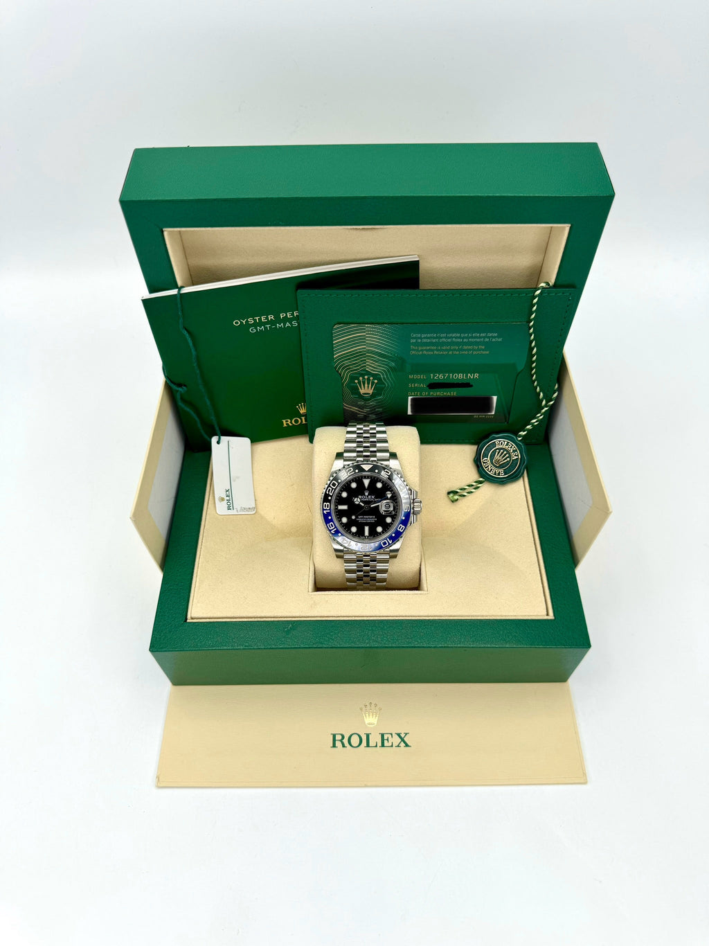 2021 Rolex GMT-Master II "Batgirl" 40mm 126710BLNR Jubilee Black Dial