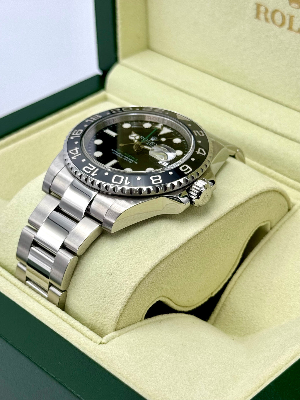 2010 Rolex GMT-Master II 40mm 116710LN Stainless Steel Black Dial