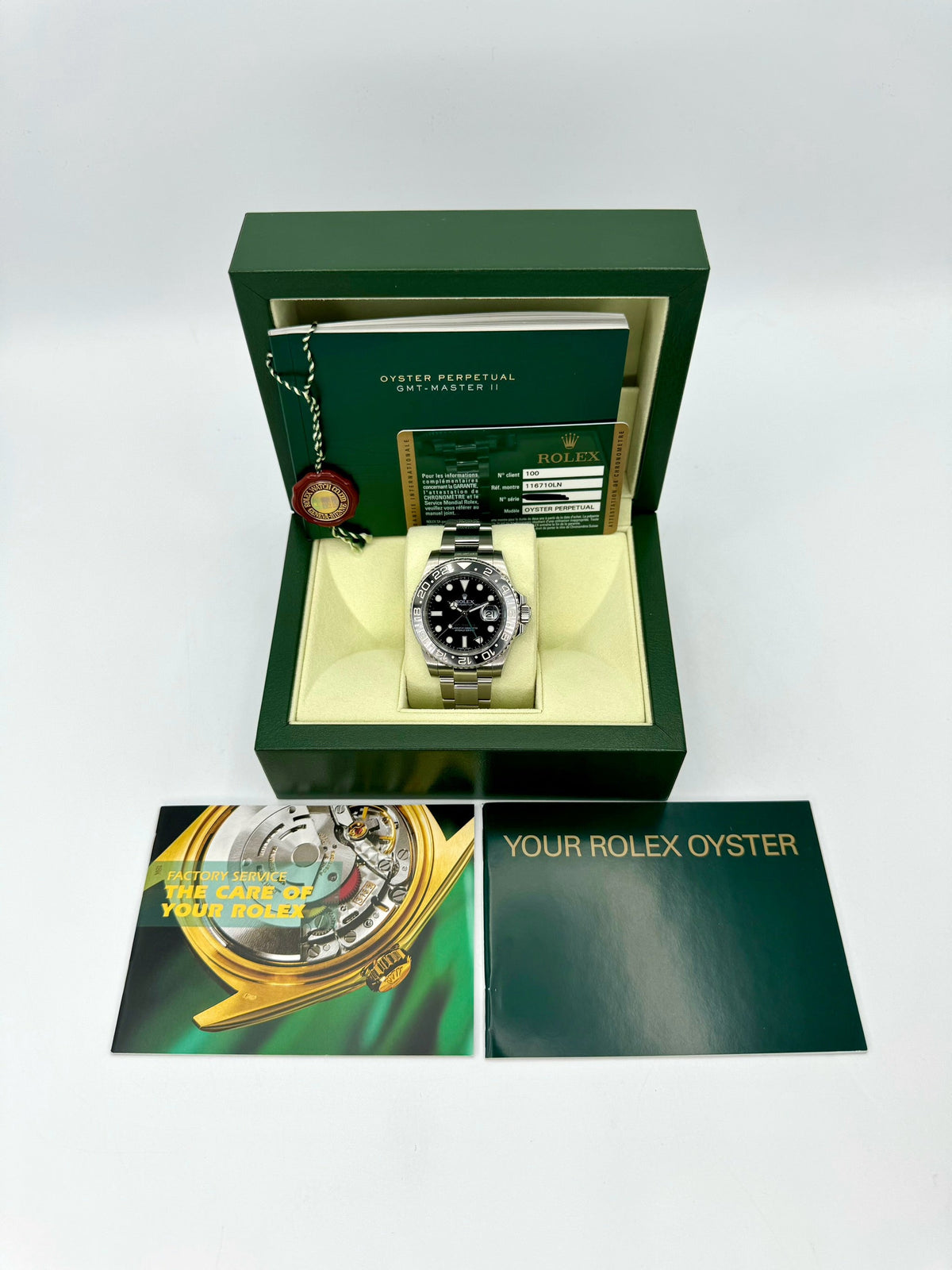 2012 Rolex GMT-Master II 40mm 116710LN Stainless Steel Black Dial