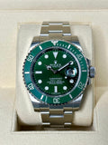 2015 Rolex Submariner "Hulk" 40mm 116610LV Green Dial