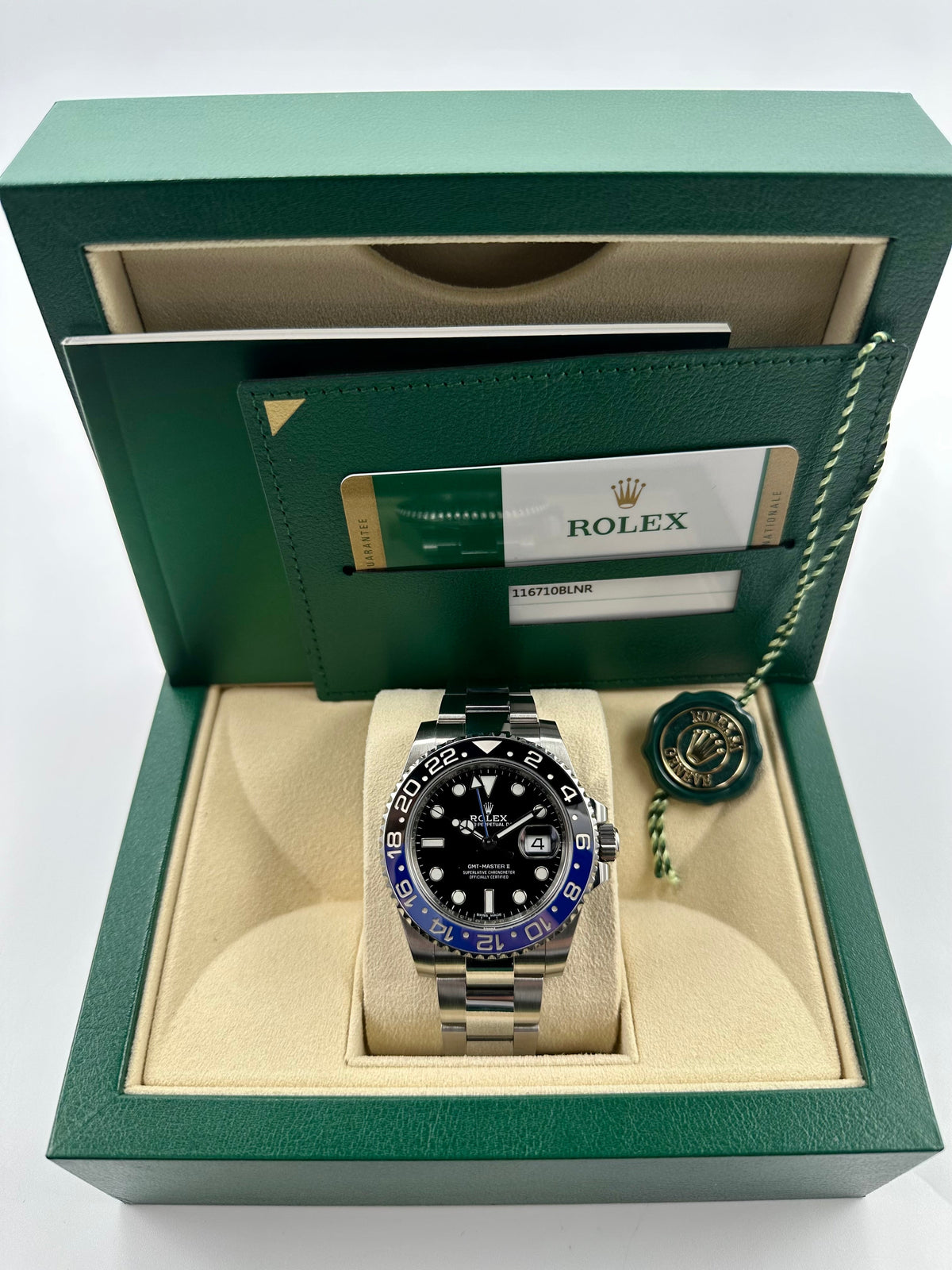 2018 Rolex GMT-Master II "Batman" 40mm 116710BLNR Oyster
