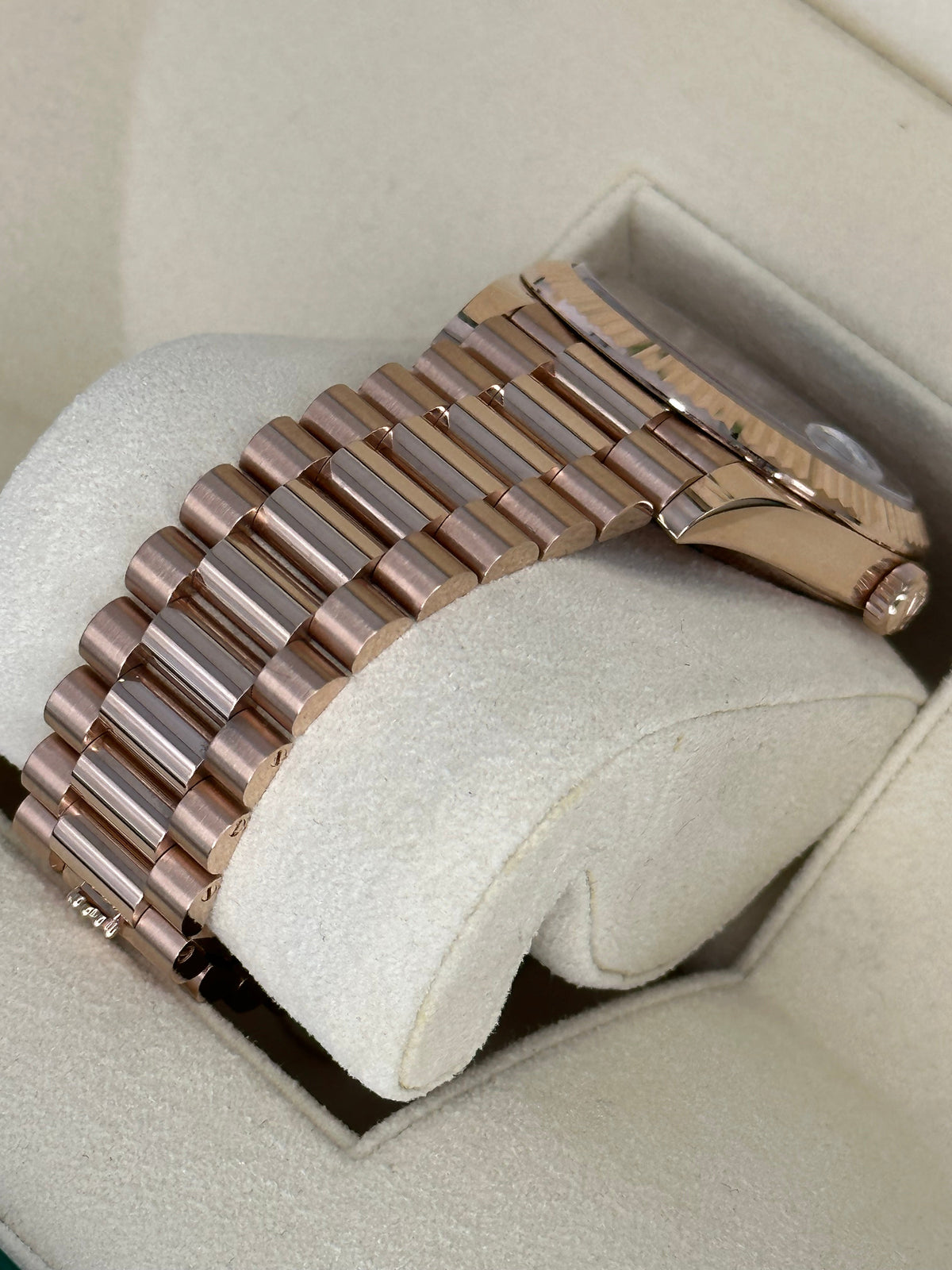 NEW 2022 Rolex Day-Date 40mm 228235 Presidential Rose Gold Olive Dial