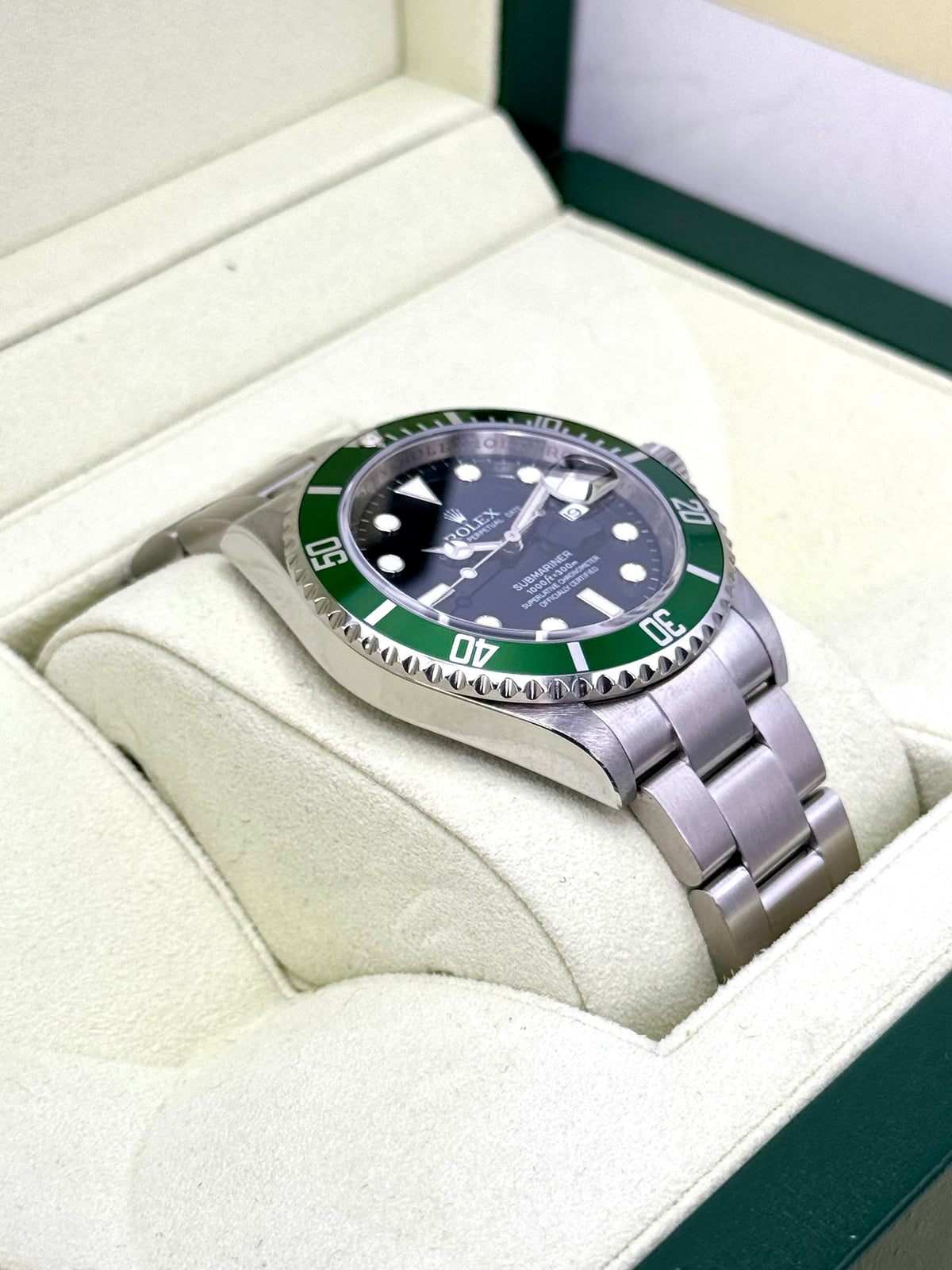 2009 Rolex Submariner "Kermit" 40mm 16610LV Stainless Steel Black Dial