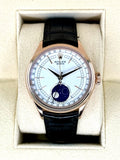 2018 Rolex Cellini Moonphase 39mm 50535 Rose Gold White Dial