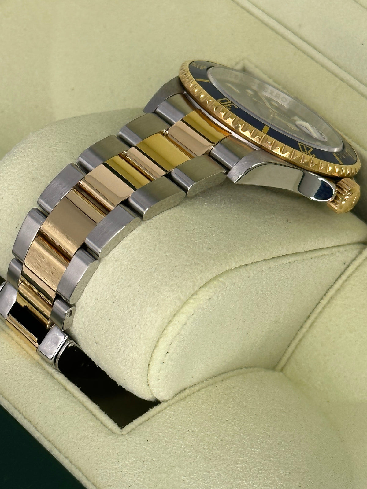 2008 Rolex Submariner "Bluesy" 40mm 16613 Two-Tone Blue Dial
