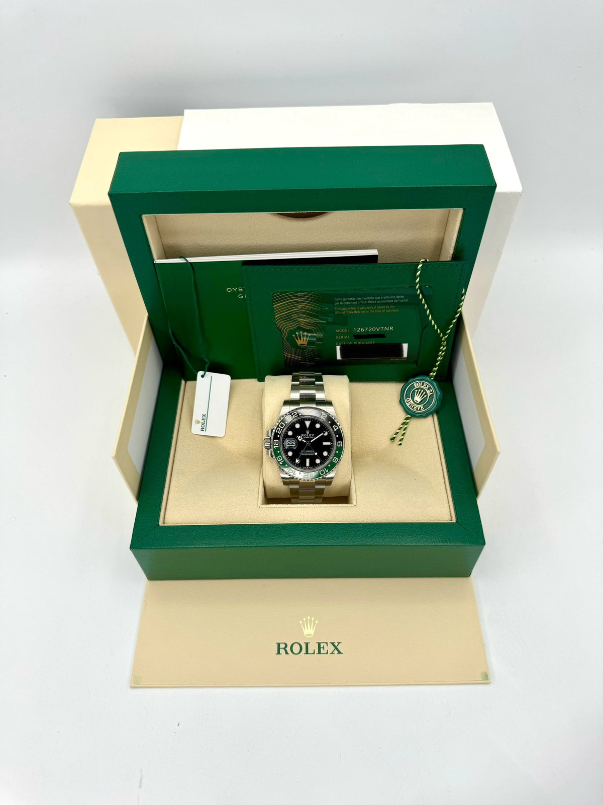 2023 Rolex GMT-Master II "Sprite" 40mm 126720VTNR Oyster