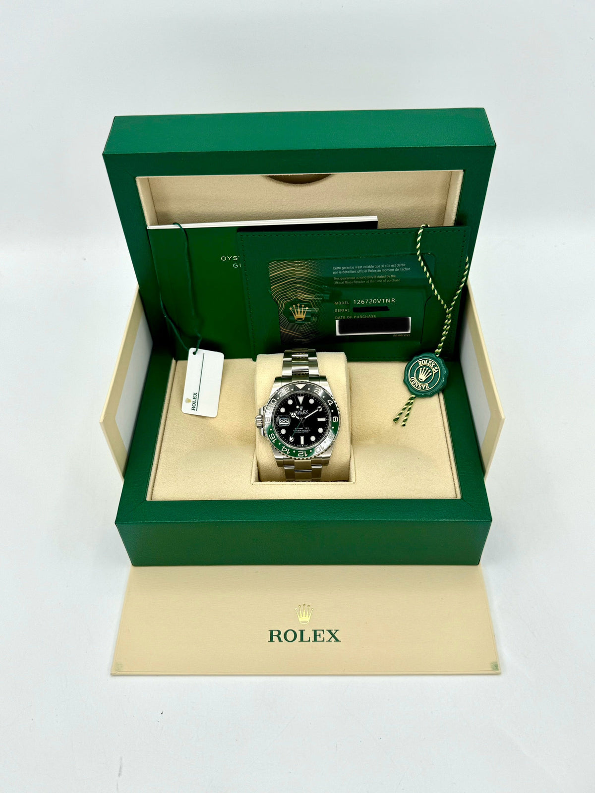 2023 Rolex GMT-Master II "Sprite" 40mm 126720VTNR Oyster