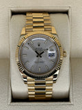 Rolex Day-Date 40mm 228238 Presidential Silver Motif Dial