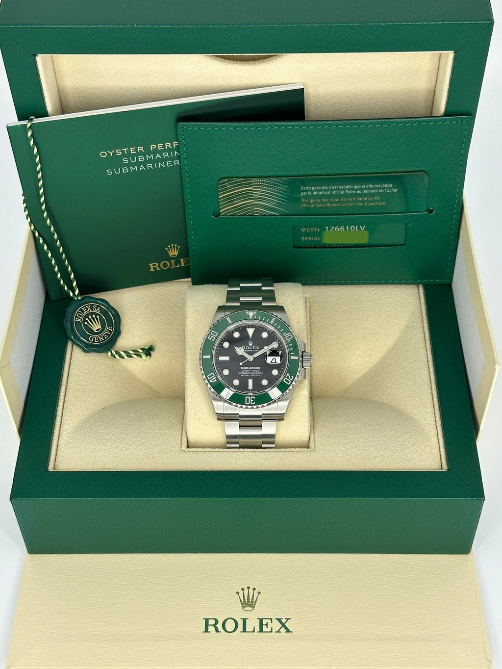2023 Rolex Submariner "Starbucks" 41mm 126610LV Black Dial