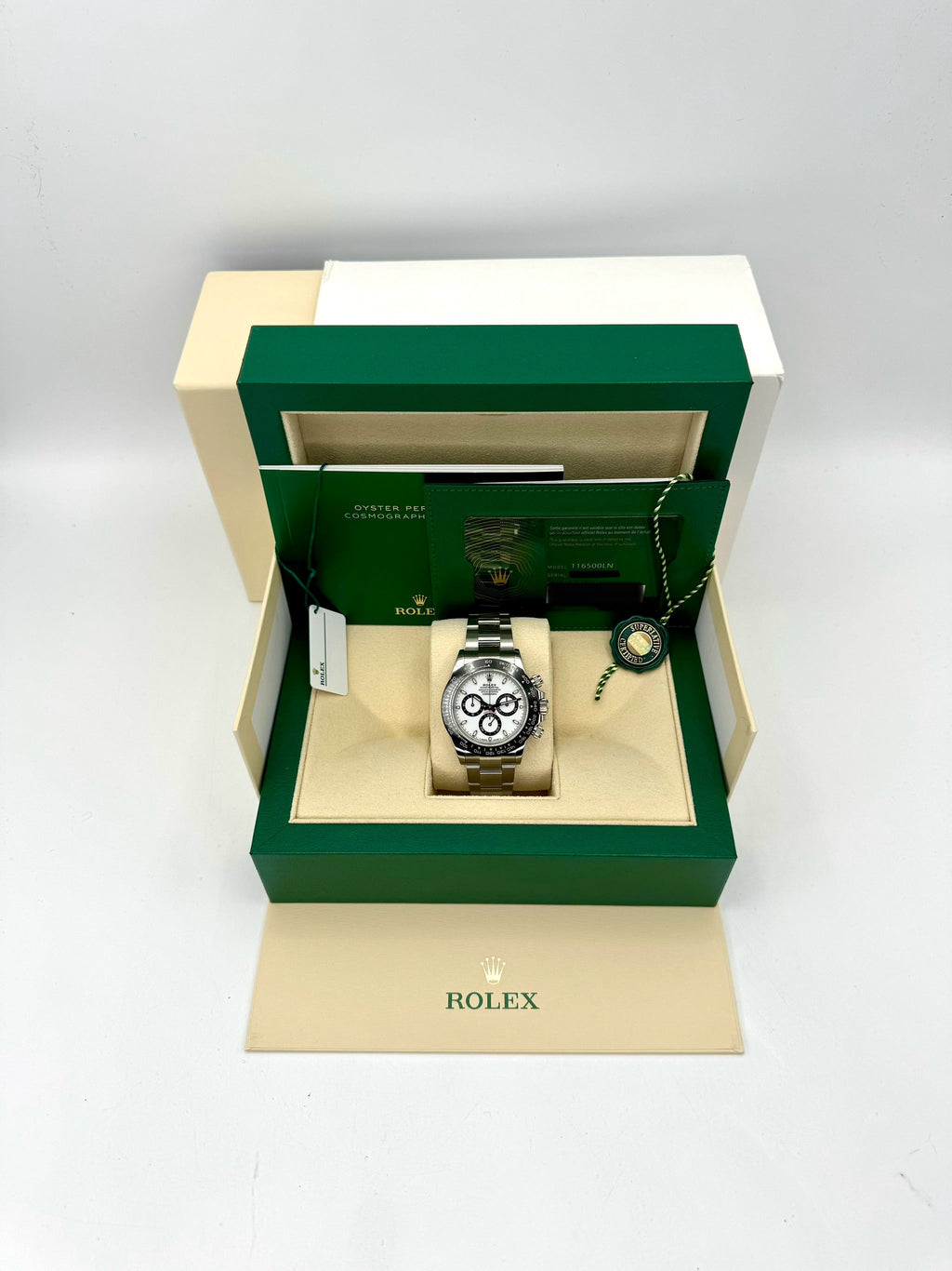 2023 Rolex Daytona 40mm 116500LN Stainless Steel Panda Dial