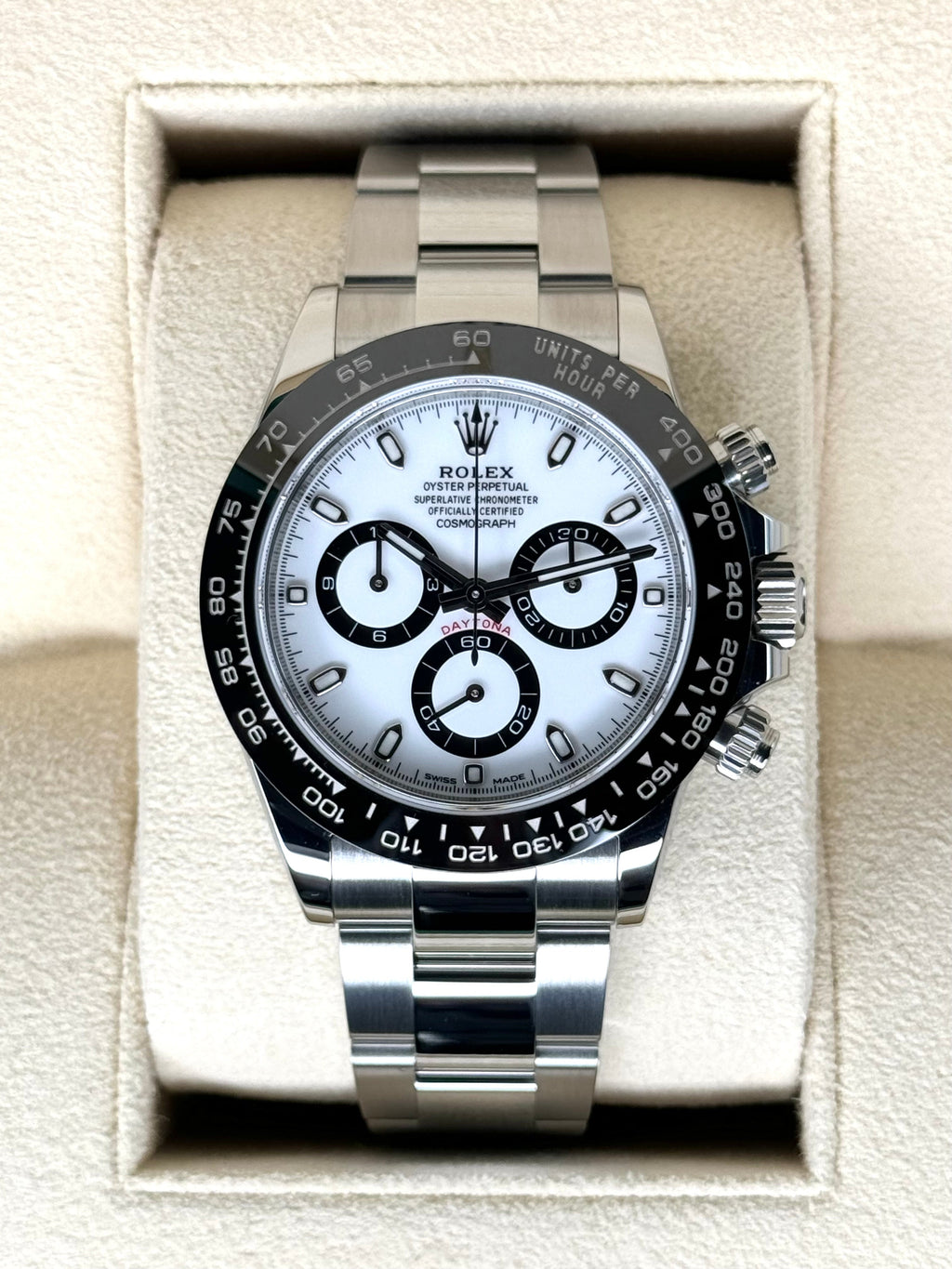 2023 Rolex Daytona 40mm 116500LN Stainless Steel Panda Dial