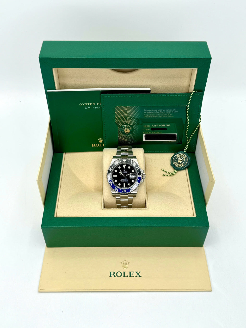 2022 Rolex GMT-Master II "Batman" 40mm 126710BLNR Oyster