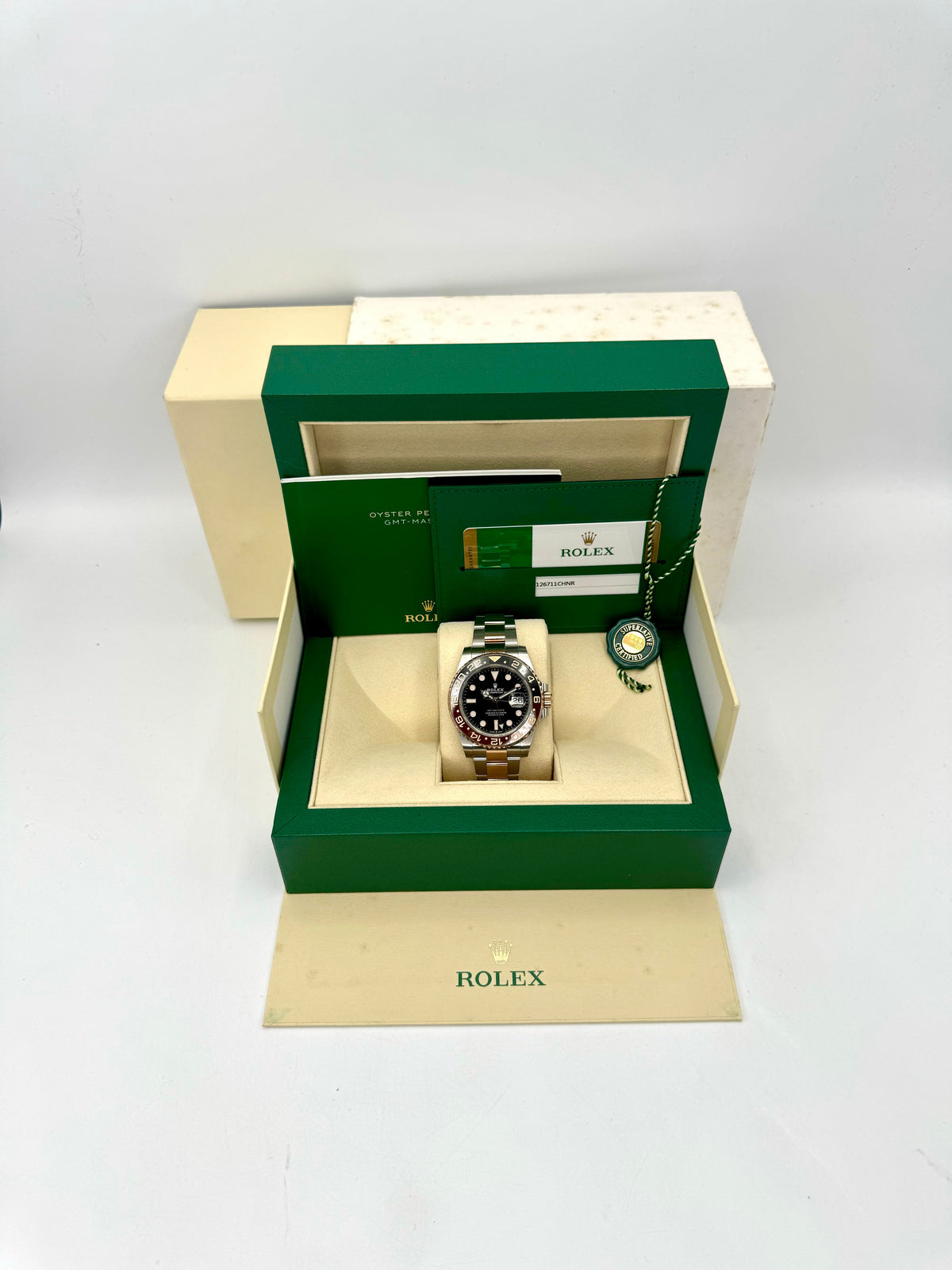 2020 Rolex GMT-Master II "Rootbeer" 40mm 126711CHNR Two-Tone