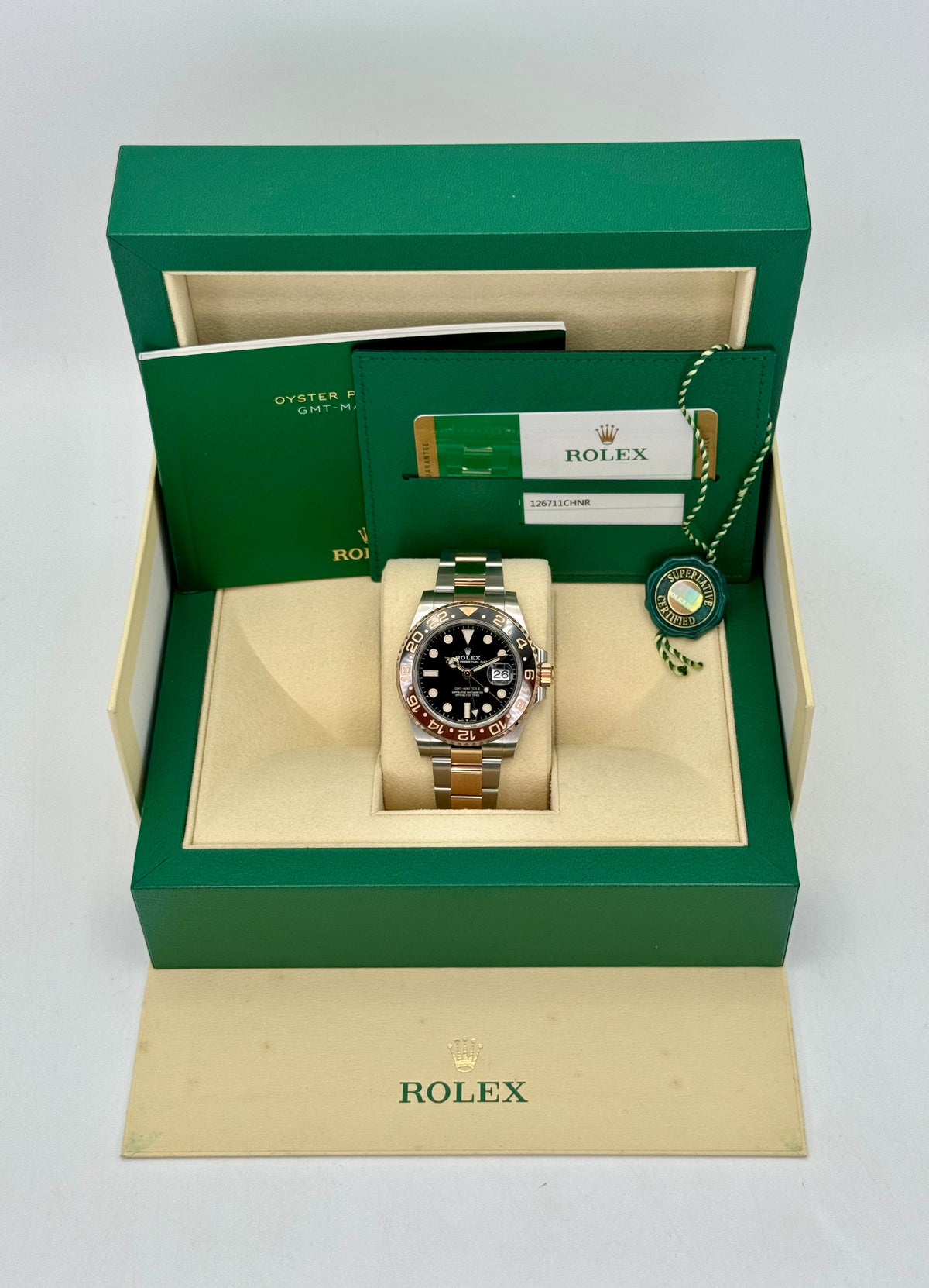 2020 Rolex GMT-Master II "Rootbeer" 40mm 126711CHNR Two-Tone