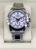 2014 Rolex Daytona 40mm 116520 Stainless Steel White APH Dial