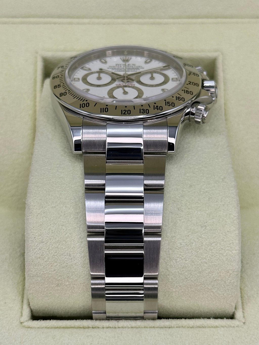 2014 Rolex Daytona 40mm 116520 Stainless Steel White APH Dial